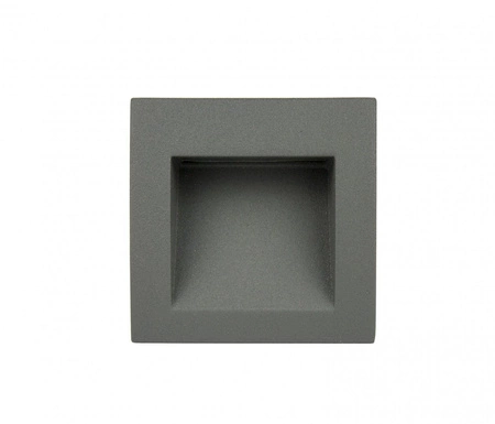 Lampa Ogrodowa Zewnętrzna Elewacyjna WPUSZCZANA LED Mur-Led M2029 1,5W 60lm 3000K Ciepła Su-Ma