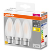 3x Żarówka LED B35 Świeczka B22d 4W = 40W 470lm 2700K Ciepła 300° BASE Osram