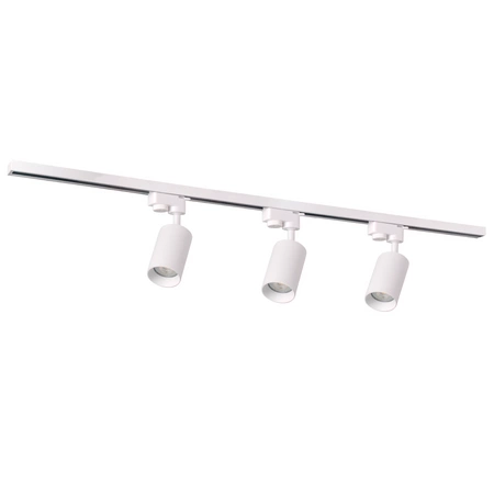 Zestaw Szynowy Szynoprzewód Szyna Listwa 1-Fazowa + 3x Reflektor GU10 Biała MARIBEL Sanico Goldlux