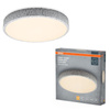 Plafon LED Lampa Sufitowa Natynkowa 24W 1450lm 3000K Ciepła 120° Szara Ściemnialna Orbis Yummy Osram