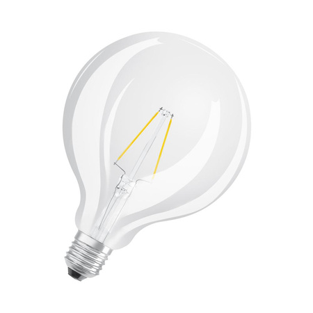 Żarówka LED Globe E27 G125 2,5W = 25W 250lm 2700K Ciepła 300° Filament LEDVANCE