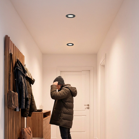 Oprawa Halogenowa Podtynkowa Okrągła Grafit GU10 MR16 ARDALI LUMILED