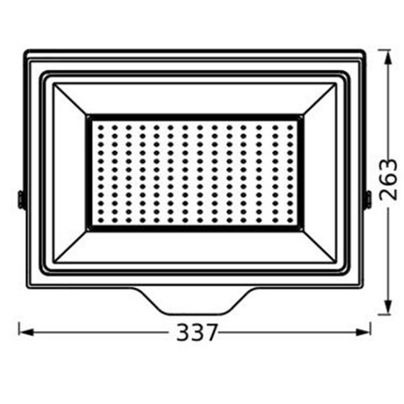 Naświetlacz LED Reflektor Zewnętrzny 150W 15000lm 4000K 110° Czarny IP65 Essentials Floodlights Osram
