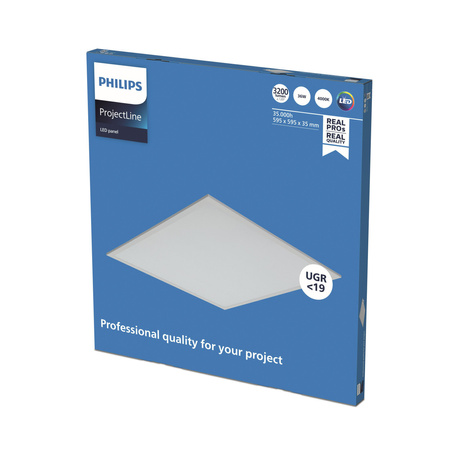 Panel LED 60x60 36W 3200lm 4000K Biała Projetline Philips