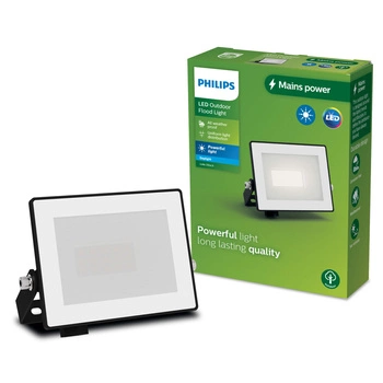Naświetlacz LED Lampa Reflektor 10W 950lm 5000K IP65 Czarny Lois Philips