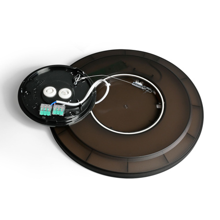 Plafon LED Lampa Sufitowa Ogrodowa 22W 2400lm CCT 140° IP54 Czarny Natynkowy Videx