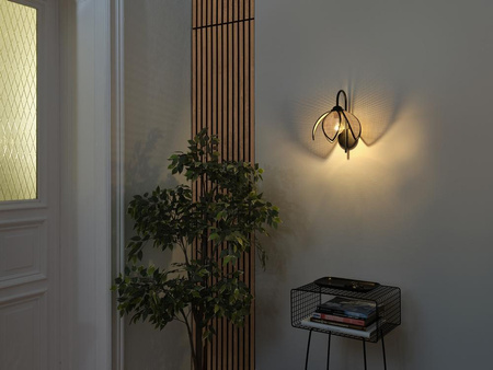 Kinkiet Ścienny Lampa Dekoracyjna E27 Beżowa Decor Rattan Lotus Osram