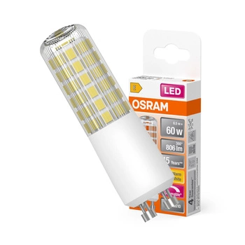 Żarówka LED T20 Tubularna GU10 6.5W = 60W 806lm 2700K Ciepła 320° Ściemnialna SPECIAL Osram