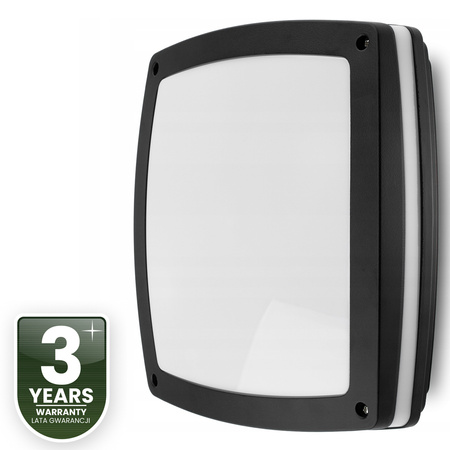 Lampa Ogrodowa Kinkiet Elewacyjny Plafon 2x E27 Kwadratowy LARIS LUMILED