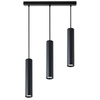 Lampa Wisząca Sufitowa KEON 3xGU10 Regulowana Tuba Czarna MASTERLED