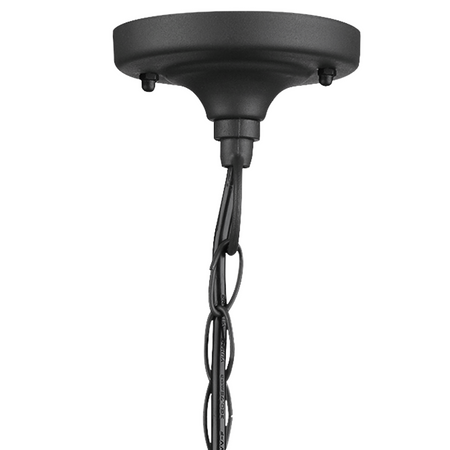 Lampa zewnętrzna oprawa ogrodowa wisząca kula ULSA E27 GOLDLUX (Polux)