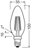Żarówka LED Świeczka E14 B35 3.8W = 60W 806lm 2700K Ciepła 330° Ledvance
