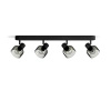 Lampa Sufitowa Reflektor 4x E14 LED Czarna Sleet Philips