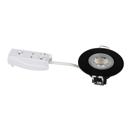 Oprawa Sufitowa Podtynkowa LED FIZU DOWNLIGHT 4.8W 4000K IP44 Czarna KANLUX