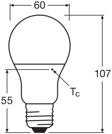 Żarówka LED E27 A60 8.5W = 60W 806lm 4000K Neutralna 200° Ledvance