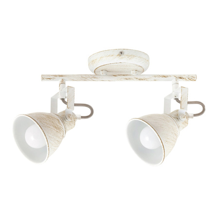 Lampa Sufitowa Punktowa Reflektor Spot 2x E14 Biały Vintage Vivienne 5967 Rabalux