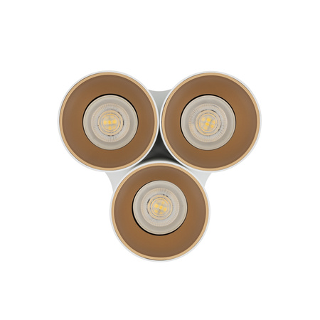 Oprawa Natynkowa Sufitowa GU10 SPOT TUBA Biała EYE TONE 7666 Nowodvorski