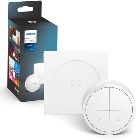 Pilot Przełącznik Ścienny Ściemniacz Biały Philips Hue Tap Dial Switch Bluetooth Zigbee