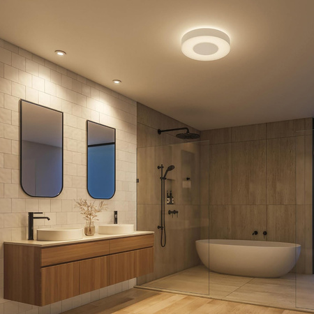 Oprawa Podtynkowa Wpuszczana LED Hermetyczna IP44 Łazienkowa 4.2W 400lm IP44 White and Color Ambiance RGB + TW Biała Inteligentna SMART Zigbee Bluetooth Xamento Philips HUE