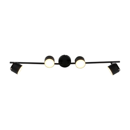 Lampa Listwa LED Oprawa Sufitowo-Ścienna 16,8W KUBIK 4 Czarny 3000K GOLDLUX (Polux)