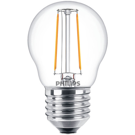 Żarówka LED E27 P45 2W = 25W 250lm 2700K Ciepła Filament PHILIPS