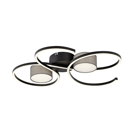 Lampa Sufitowa LED Natynkowa 38W Czarny Nowoczesny Shiena Rabalux