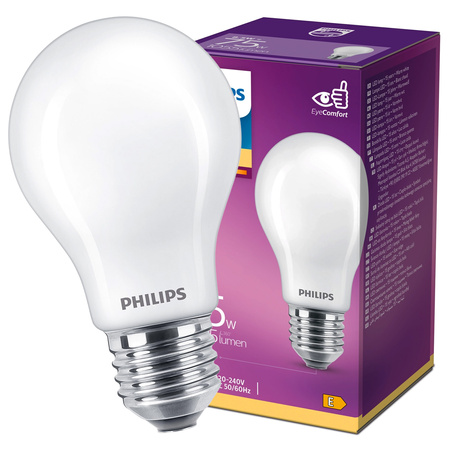 Żarówka LED E27 A60 8.5W = 75W 1055lm 2700K Ciepła FILAMENT LED Classic Philips