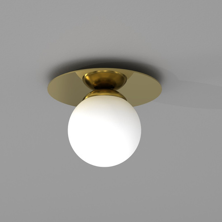 Lampa Sufitowa Natynkowa PLATO 1xE14 Okrągła 17cm Milagro