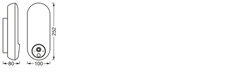 Lampa Ogrodowa Kinkiet Elewacyjny LED 15W 3000K Ciepła IP44 SMART+ WiFi z Kamerą i Czujnikami Ściemnialna Cloud LEDVANCE