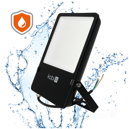 Naświetlacz LED Zewnętrzny Ogrodowy 100W 13000lm 4000K Neutralny 120° IP65 IK06 Czarny Seul Kobi