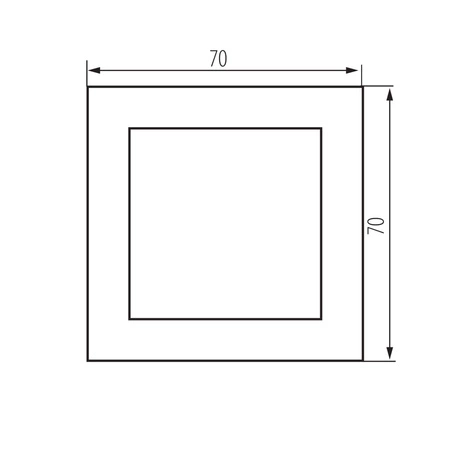 Mini Obudowa Montażowa Instalacyjna IP40 Biała BIURO Kanlux