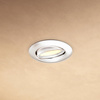 3x Oprawa Podtynkowa Wpuszczana LED GU10 Ruchoma Aluminiowa Okrągła Biała Peridot Philips