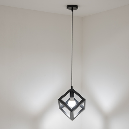 Lampa wisząca TALUS geometryczna kwadrat ZWIS do LED 1x E27 LUMILED