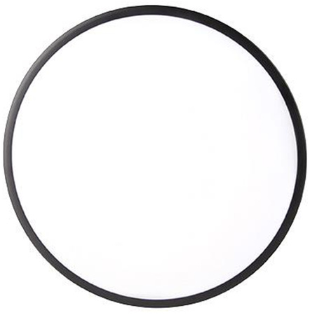 Plafon LED Lampa Sufitowa Ścienna Oprawa Okrągła 3300 lm 40W 4000K IP22 Czarna