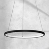 Lampa Wisząca Sufitowa ROTONDA Czarna 27W LED Milagro