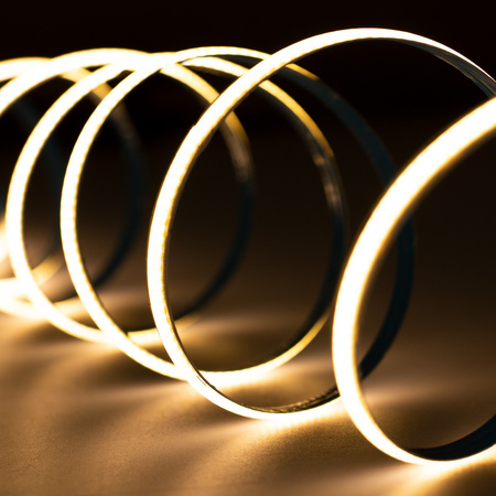 Taśma LED Pasek COB 12V 250W 9600LED NEON 3000K Ciepła 8mm 25m