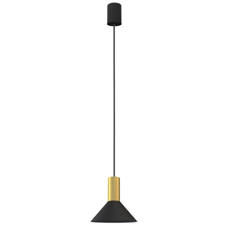 Lampa Sufitowa HERMANOS A 8103 Nowodvorski Czarna GU10 Wisząca Stal wys.130 cm Nowoczesna