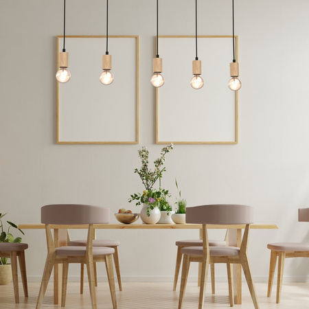 Lampa Wisząca Sufitowa VIGA 5xE27 Milagro