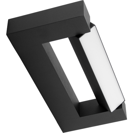 Lampa nad Lustro ASTER Kinkiet LED Łazienkowa Ścienna 2x4W 560lm Czarna Neutralna 30cm IP54 góra/dół 360°