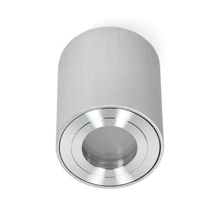 Oprawa Natynkowa Halogenowa Wodoodporna Aluminiowa GU10 IP44 Chrom Aquarius Kobi