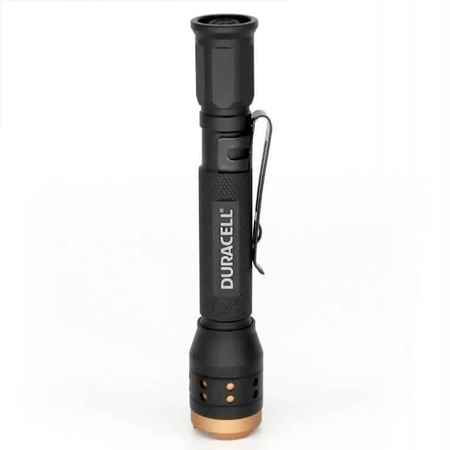 Latarka Aluminiowa LED Ręczna Taktyczna Bateryjna 2xAAA 150lm 3 Tryby DURACELL