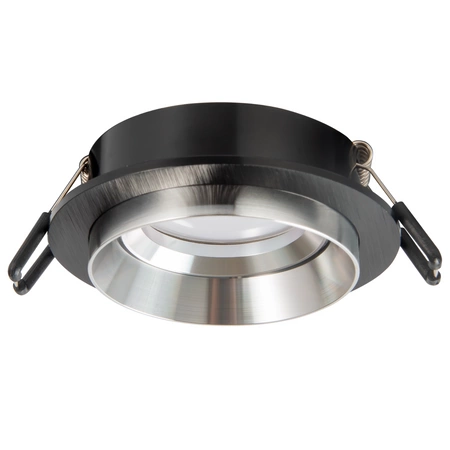 Oprawa Podtynkowa Punktowa Spot MR16 Czarna Srebrna 12V LIKA Sanico Goldlux