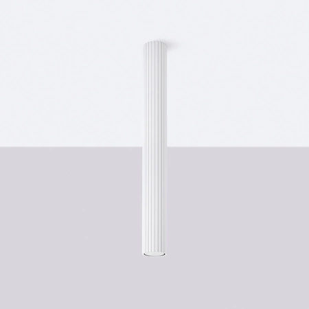 Lampa Sufitowa Oprawa Natynkowa Tuba Spot 1x GU10 Biała Karbon Deep Space SL.1534 Sollux