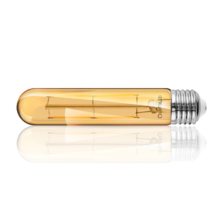 6x Żarówka LED E27 T30 6W = 50W 660lm 3000K Ciepła 360° Amber Filament LUMILED
