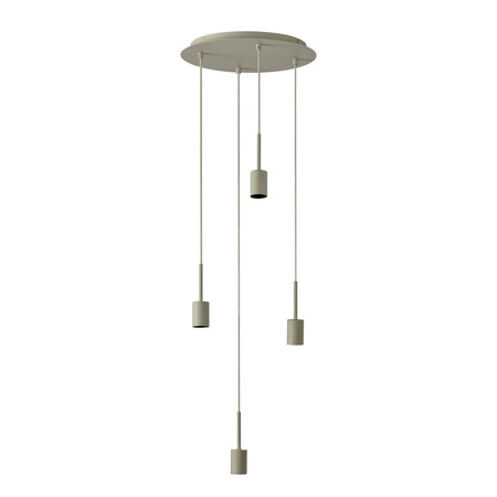 Lampa Sufitowa Wisząca Dekoracyjna 4x E27 Beżowa Decor Needle Pendant Osram