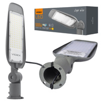 Lampa Uliczna LED 50W 5000lm 5000K Neutralna 130° 0.24A Szara VIDEX