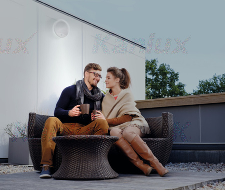 Oprawa sufitowa PLAFON SANSO LED 15W 1250lm 4000K neutralna czujnik ruchu Kanlux