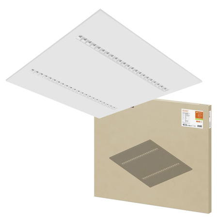 Panel LED Oprawa Biurowa Lampa Sufitowa 33W 4000lm 4000K Neutralna Podtynkowa Biały 60x60cm UGR16 IndiviLED® Ledvance