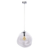 Lampa Sufitowa Wisząca SOL TRANSPARENT Zwis Srebrna Szklana Nowoczesna E27 4262 TK Lighting