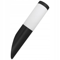 Kinkiet Ogrodowy Elewacyjny E27 SKOŚNY SŁUPEK Tuba Czarna